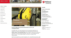 Desktop Screenshot of malteser-tischlerei.de